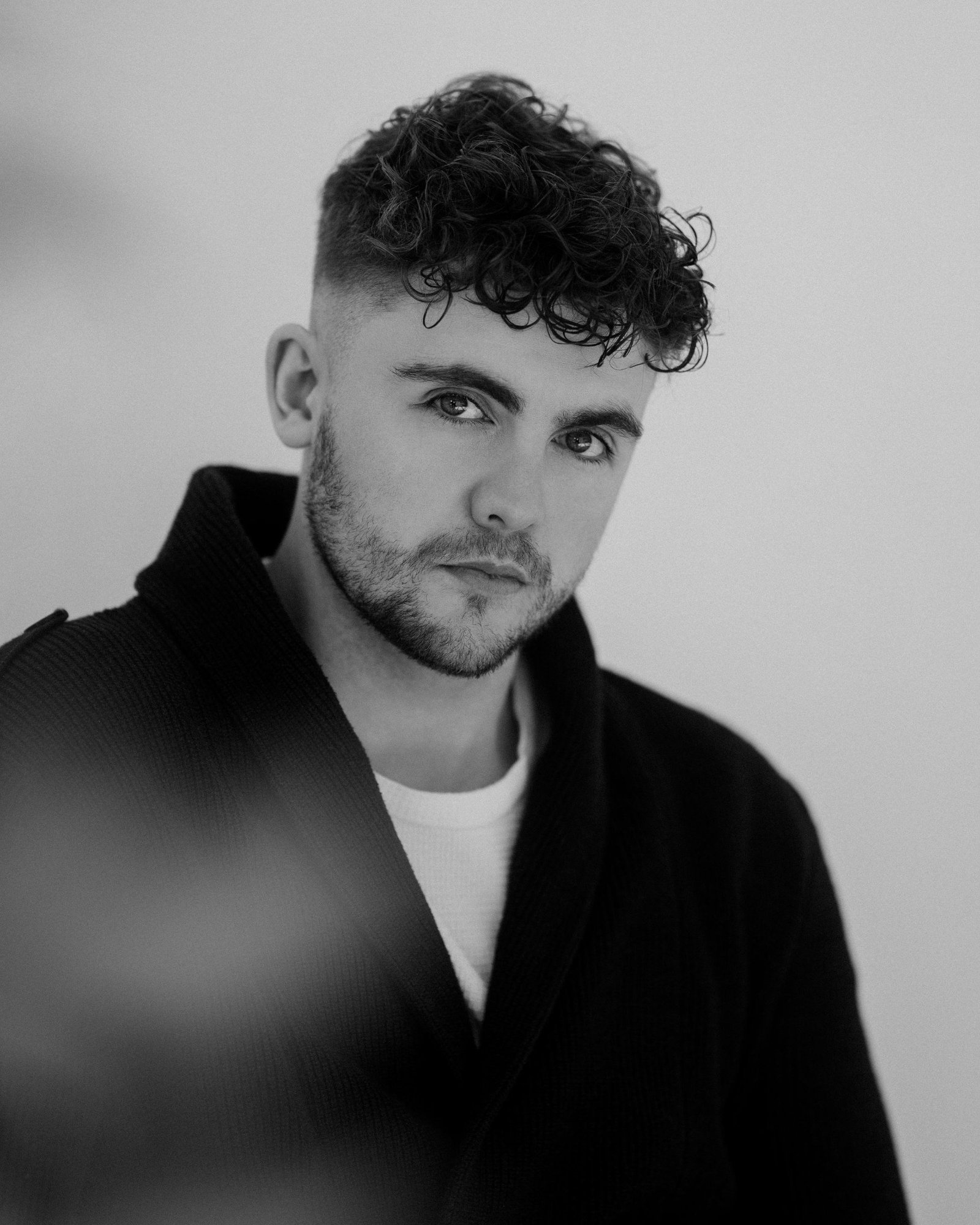 Headshot: black and white